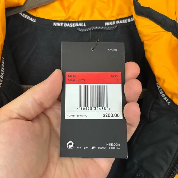 Nike Baseball MLB Authentic Collection Pittsburgh Pirates Jacket Coat NWT Large - Picture 10 of 16